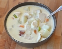 Суп-пюре с рикоттой и овощами