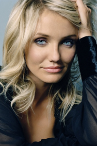 какой цвет волос подходит к голубым глазам Cameron Diaz