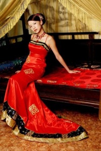 китайские свадебные платья